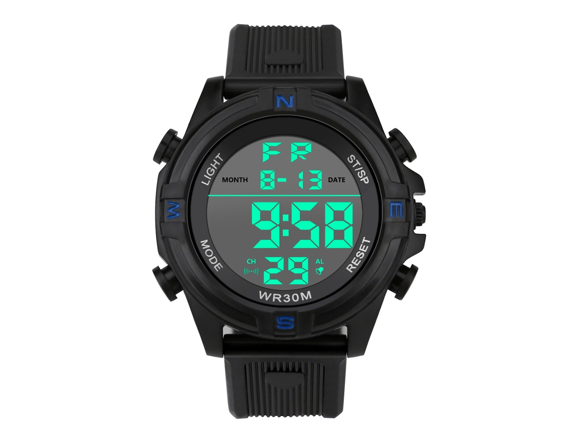 Reloj Deportivo Electrónico Digital Casual Para Niños Y Adolescentes Dzb11 Azul