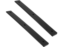 Holibanna Conjunto De 2-almofadas Couro Antiderrapantes Com Absorção Impacto Para Prateleiras Vidro E Transporte