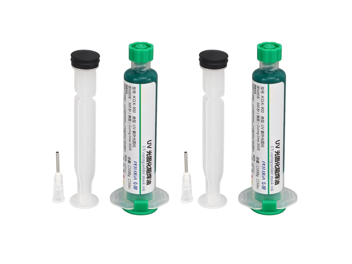 2 Peças De Tinta De Máscara De Soldadura Curável Por Uv Para Pcb Bga Proteção De Isolação Manutenção De Computadores E Telefones Móveis