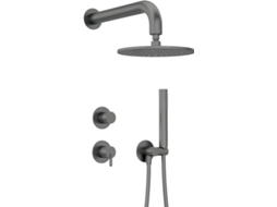 Concealed Shower Set With Overhead Shower Deante