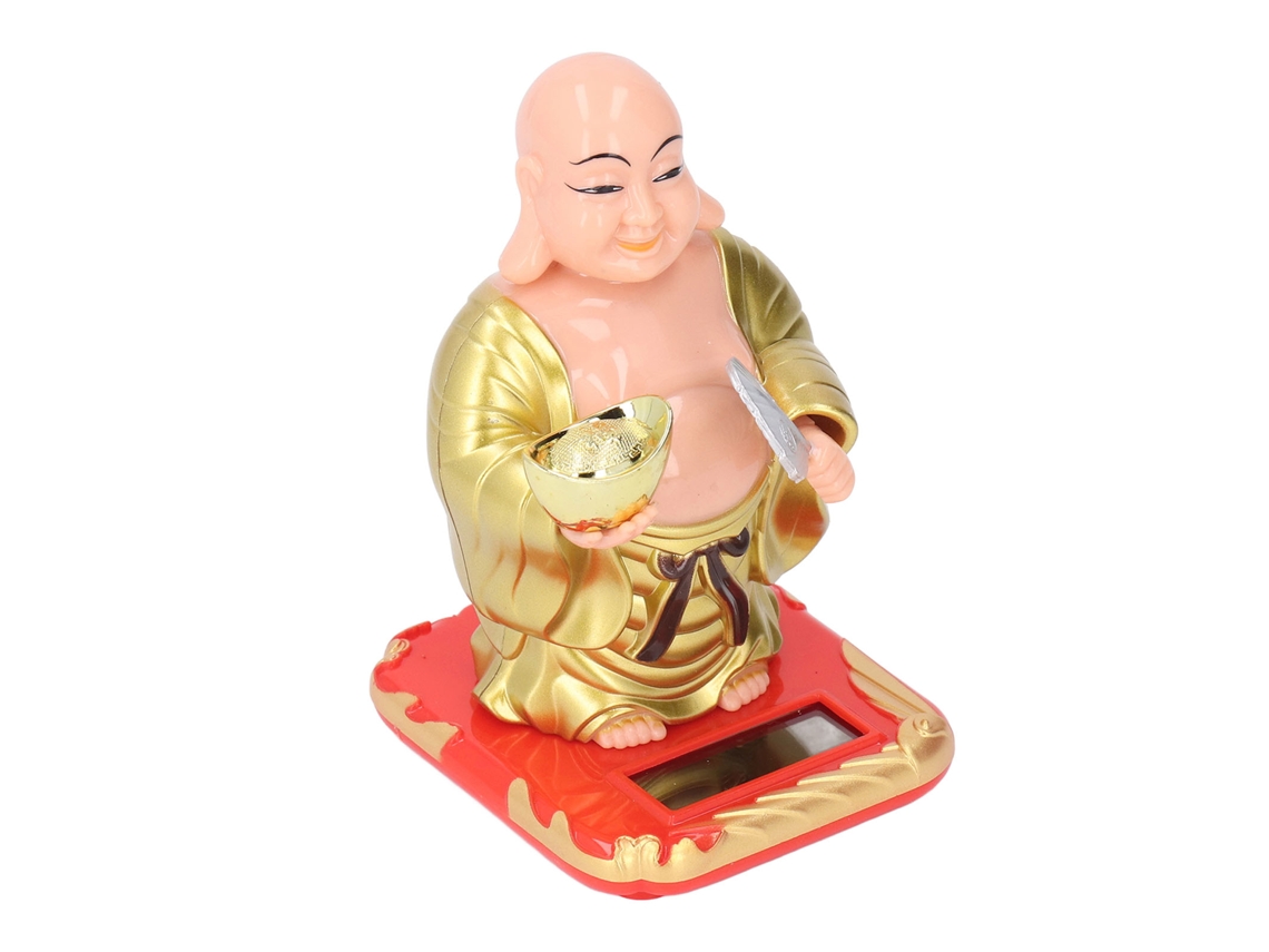 Estátua Buda Maitreya LAXISCREED Luz Solar Sensor