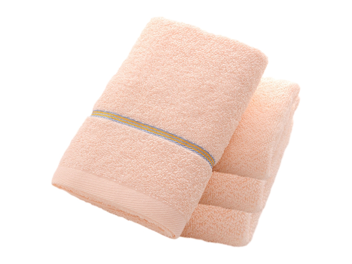 Conjunto de Toalhas de Mãos NEVEANCE Absorvente Banho Mão Rosto Algodão Rosa - 4pcs (33x73cm)