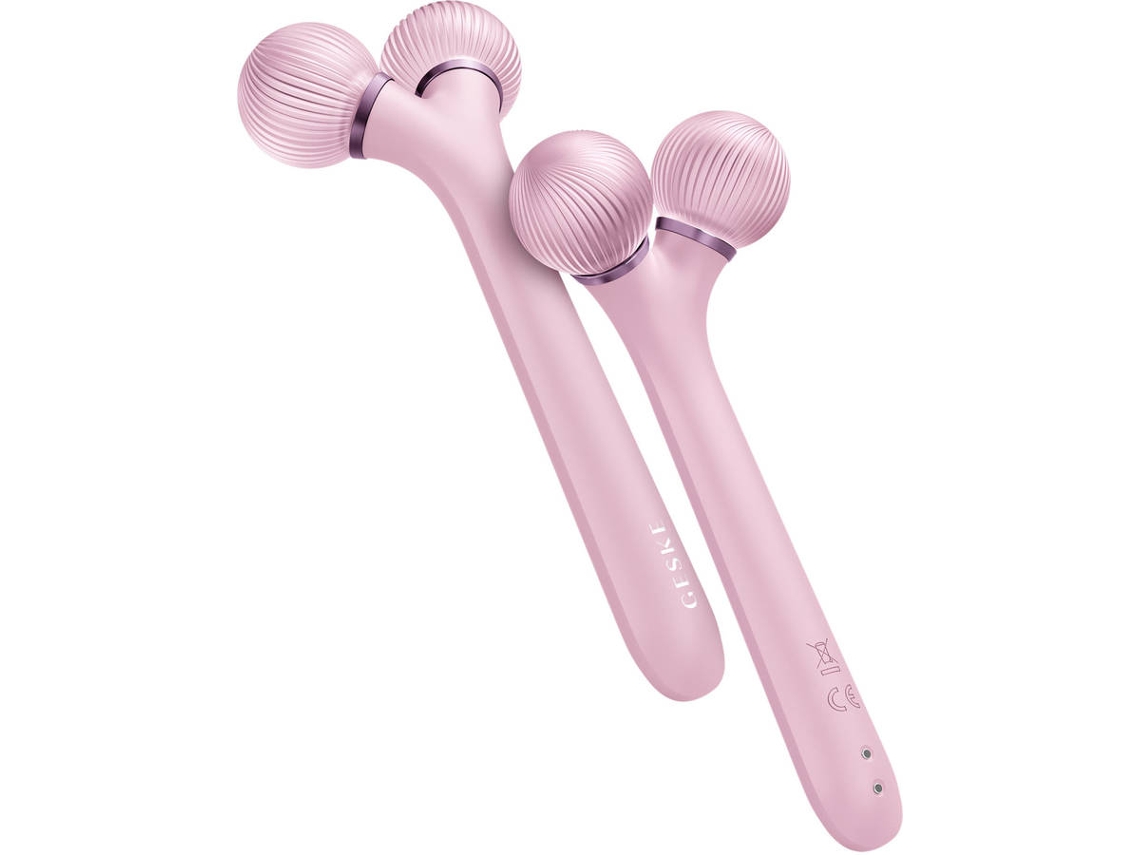 Roller Facial GESKE 4 em 1 (Rosa)