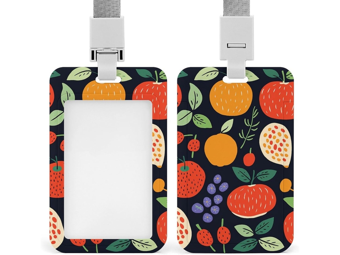 Existem Diversos Porta Crachás Com Estampas De Frutas, Personalizáveis, À Prova D Água E Com Proteção Crachás