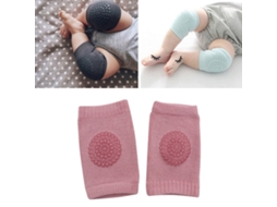 Joelheira Antideslizante e Respirável para Bebês Aprendizes de Caminhada Rosa XIAOMOYU