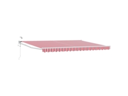 Conjunto 1 Toldo Elétrico Vidaxl Vermelho Poliéster (5 X 3 M)