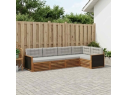 Vidaxl Conjunto De Sofás Para Exterior 5 Unid. Poliéster