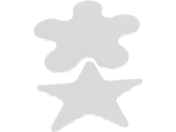 Moldes De Acrílico Para Patchwork Em Formato De Estrela E Flor Para Máquinas De Costura, Ferramentas