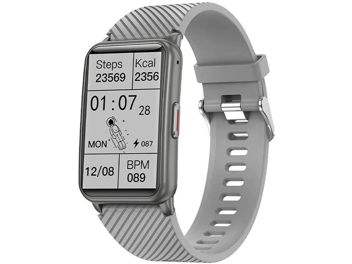 Smartwatch H96 para mulheres e homens, rastreador de atividades físicas com Bluetooth, relógio esportivo, monitor de frequência cardíaca e sono para celulares Android e iOS Bestvite (cinzento)