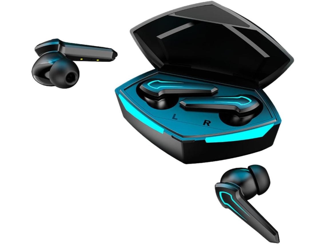 Hemobllo Écouteurs Sans Fil Stéréo, Casque Pc Noir, 5. 1 2e Génération, Haut - Parleur 13mm, 400 Mah / 35 Mah