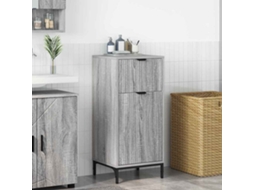 Vidaxl Armário De Banheiro Cinza Sonoma 39,5 X 36 X 88 Cm