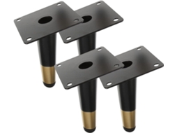 Pés De Metal Tehaux Para Móveis, Incluindo Pés Para Sofás E Mesas, Com Formato Cônico Oblíquo De 10cm Acessórios