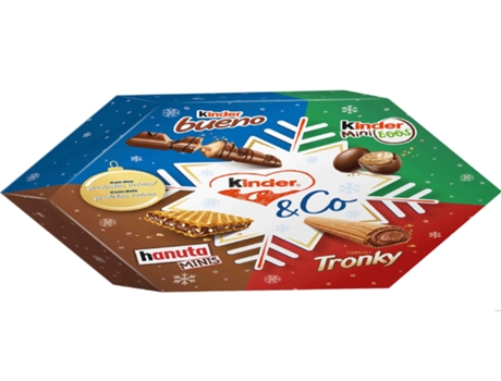 Snacks de Chocolate de Leite Mix KINDER emb. 174 gr