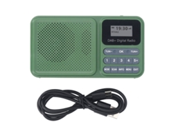 Rádio Dab EOOCOO (carregamento Solar, Reprodução Via Bluetooth)