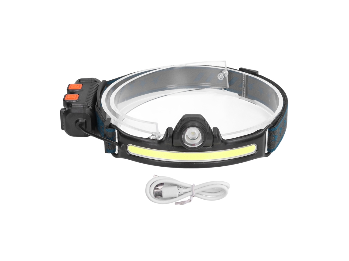 2026 lanterna Frontal Xpg Cob com Indução Recarregável Usb Tipo C Bateria Integrada Led Exterior