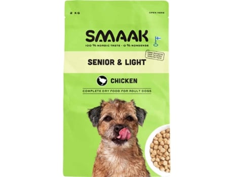 Ração Para Cão Sénior Frango Light Smaak