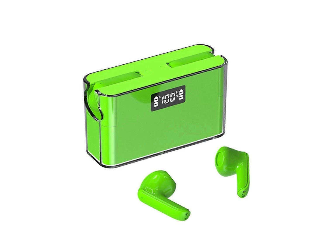 Fone De Ouvido Bluetooth Sem Fio Com Fonte De Alimentação Móvel, Fones De Ouvido Esportivos Semi Intra Auriculares Com Visor Digital Puw0766 Ly Ebike