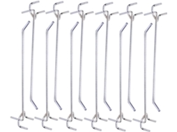 Conjunto de 10 Ganchos de Aço Inoxidável para Porta, Cabides de Banheiro para Pendurar Toalhas e Roupas. SFUSHOS