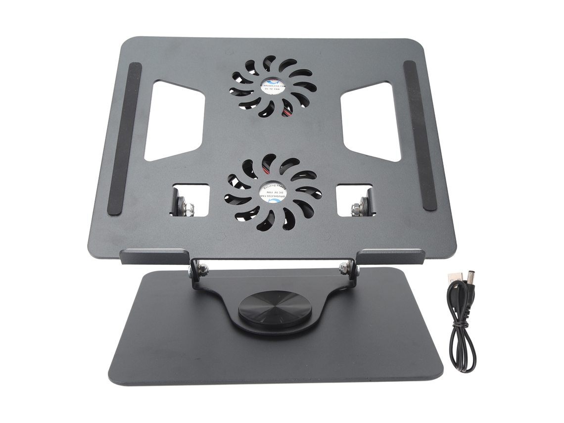Suporte Para Notebook De Liga De Alumínio (rotativo, Ajustável Em Altura, Dissipação De Calor, Elevação)