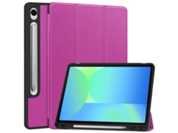 Capa Para Samsung Galaxy Tab S9 Fe Sm-x510/sm-x516b Roxo