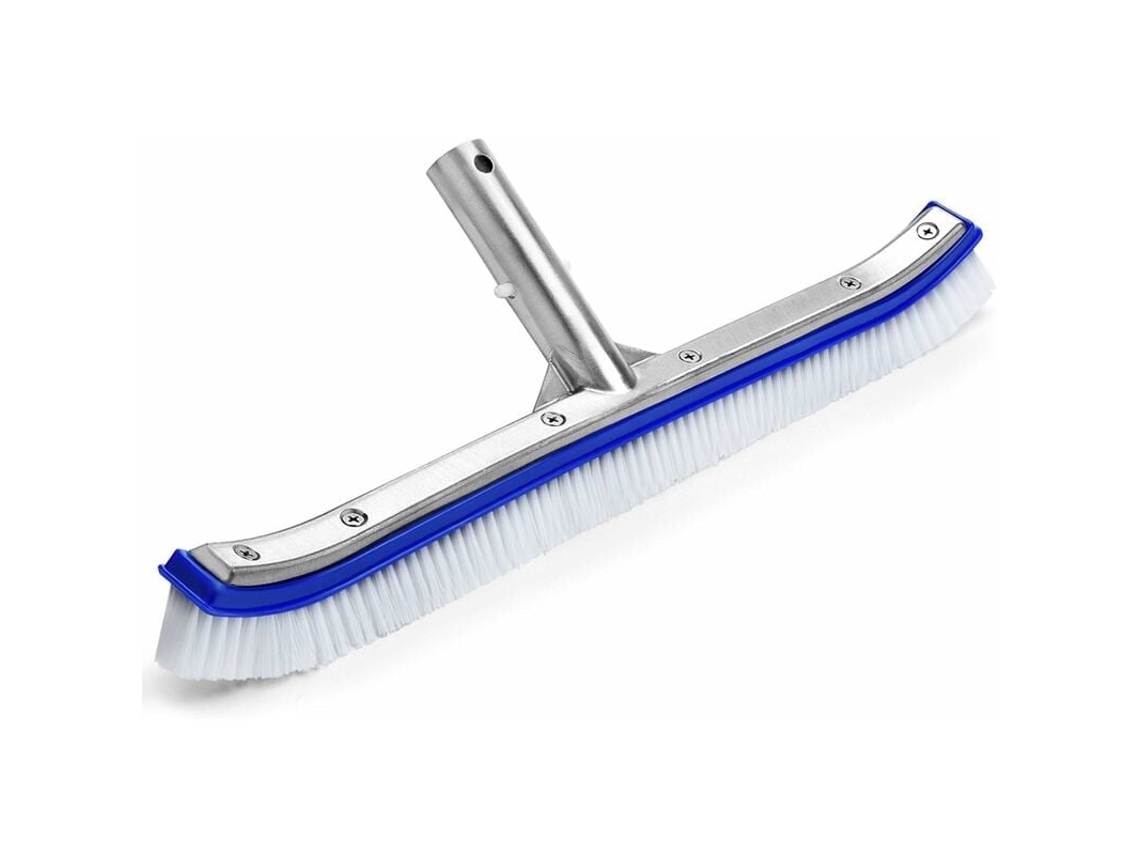 Escova de Limpeza AQUAFORGE 45 cm cinza alumínio para piscina paredes fundo degraus e azulejos