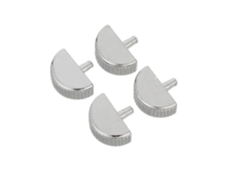Healvian Conjunto De 4 Parafusos Metal Reforçado M2 Para Paquímetro,