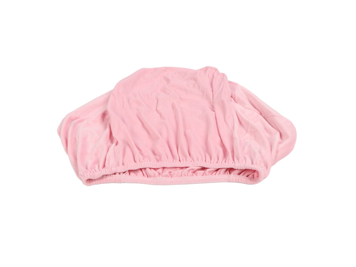 Funda de Silla de Espalda Curva Suave Antideslizante Universal Protectora Espesada para Salón Banquete Rosa