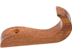 Gancho De Parede Em Bambu Marrom Para Banheiro, Elegante