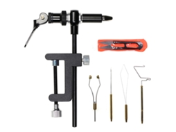 Kit Ferramentas para Amarrar Mosca com Vise e Tesoura