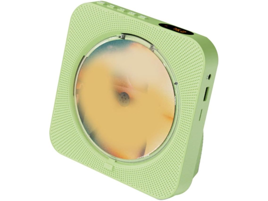 Leitor Cd Portátil -718 Bluetooth, Alto-falantes Duplos, Rádio Fm, Usb, Modo Fone De Ouvido, Estéreo