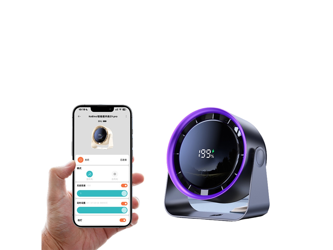 Laxiscreed Ventilador De Parede Mijia Com Íman, Silencioso E Económico Para Cozinha E Escritório