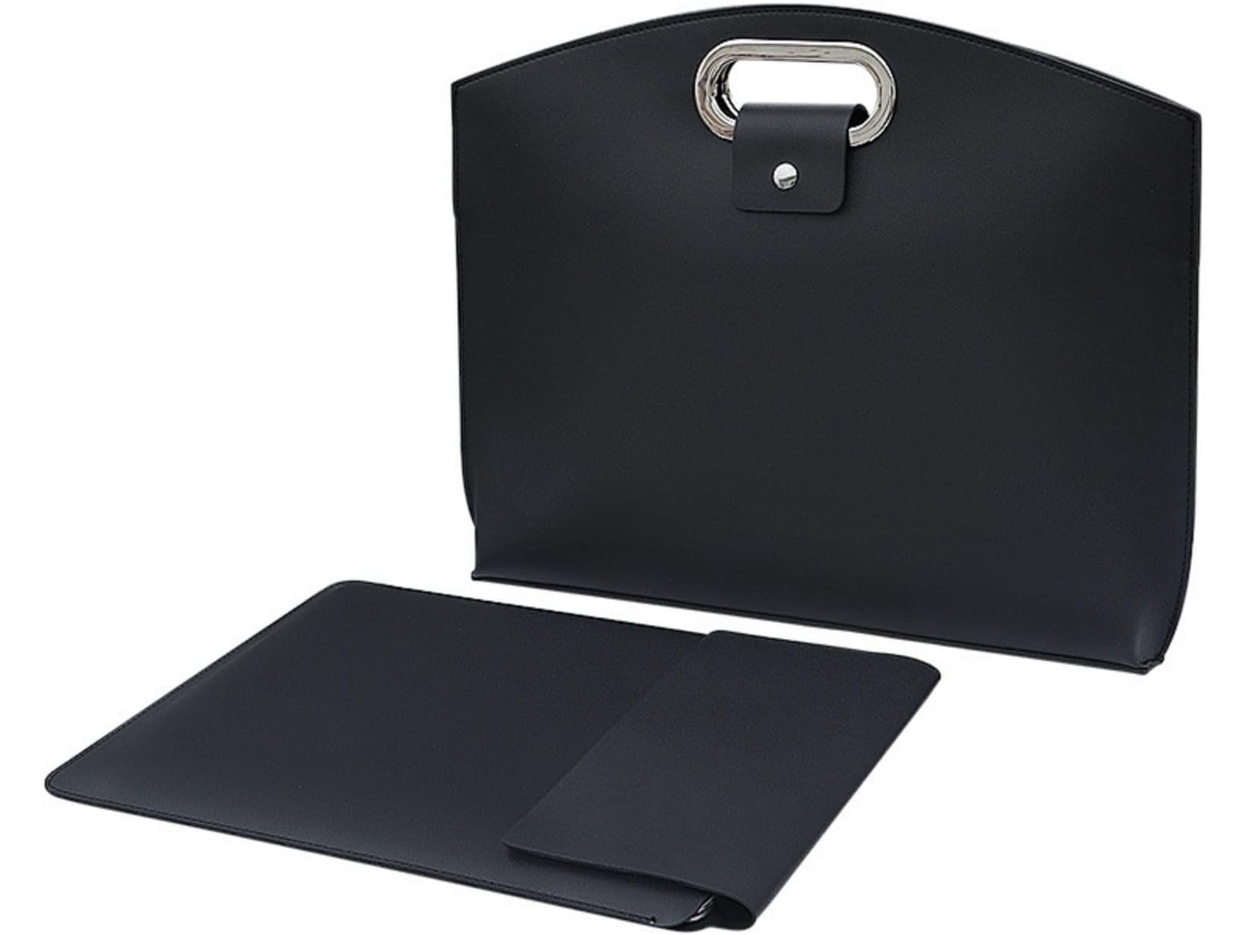 Capa Impermeável Em Couro Para Laptops De 13,3/14 Polegadas, Ideal Para Uso Profissional Ou No Trabalho Feminino.