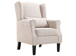 Armchair, Armchairs Vidaxl Bege Tecido