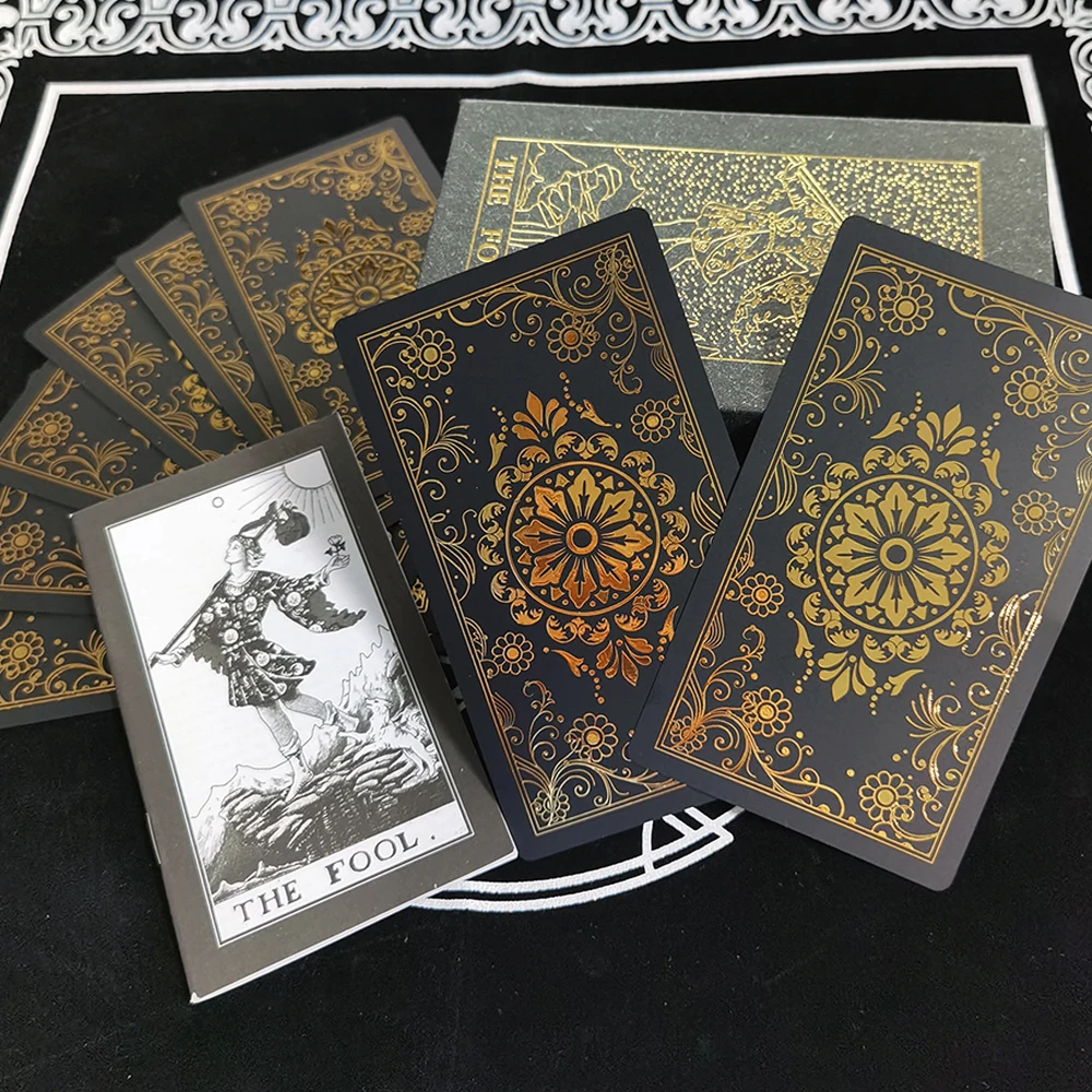 Cartas De Tarô, 12*7cm, Em Pvc Impermeável E Resistente Ao Desgaste, Para Jogos De Adivinhação Em Mesa.
