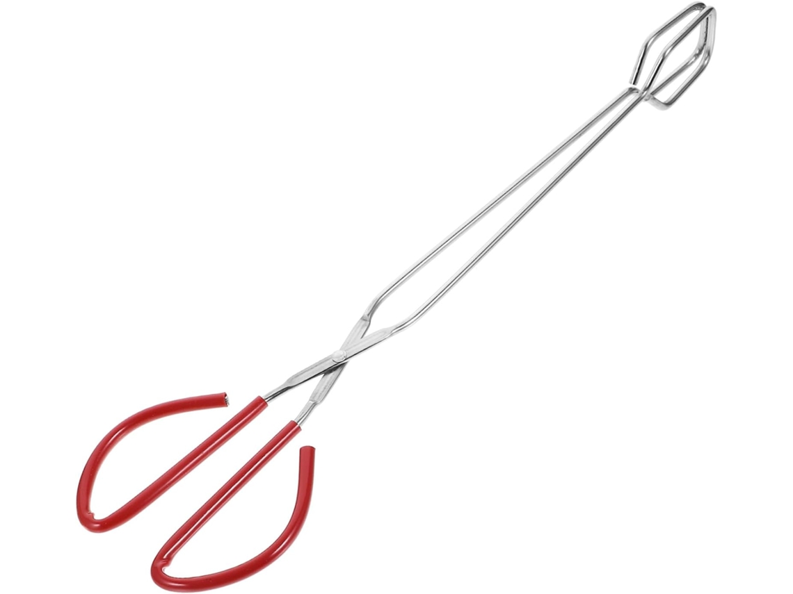 Pinça Longa Orfofe Em Aço Inoxidável Para Carvão, Antiderrapante, Portátil Para Churrasco E Culinária, Acessório Para