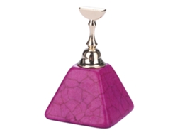 Base De Suporte Prático Para Pontes De Unhas Com Ímã Aço Liga Display Manicure Artístico (vermelho Rosa)