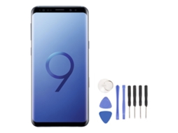 2026 tela de Substituição com Moldura e Ferramentas para Galaxy S9 5.8 Polegadas Touch Screen Display Azul