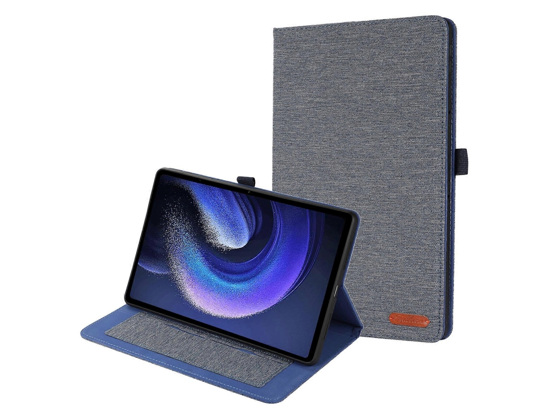 Capa de couro e tecido Webake para tablet Xiaomi Pad 6 / Pad 6 Pro
