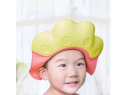 Touca De Banho Ajustável Para Bebê, Touca Macia Com Desenho Animado Para Shampoo Infantil, Touca De Banho Multifuncional