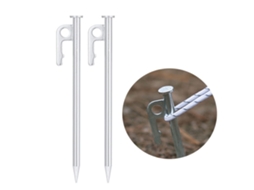 Peças De Estacas De Metal De 20 Cm Para Barraca, Resistentes, Para Acampamento SUNNY SPACES