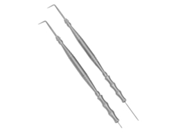 Kit Com 2 Unidades De Curvador De Cílios (alça Com Junta De Bambu, Duas Pontas Com Pente, Prata) + Eoocoo