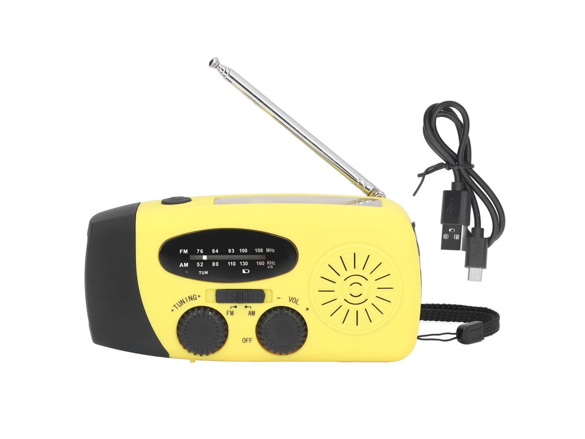 Rádio de emergência AQUAFORGE de 10000mah, solar e eólico, portátil, com previsão do tempo, carregador de celular, lanterna