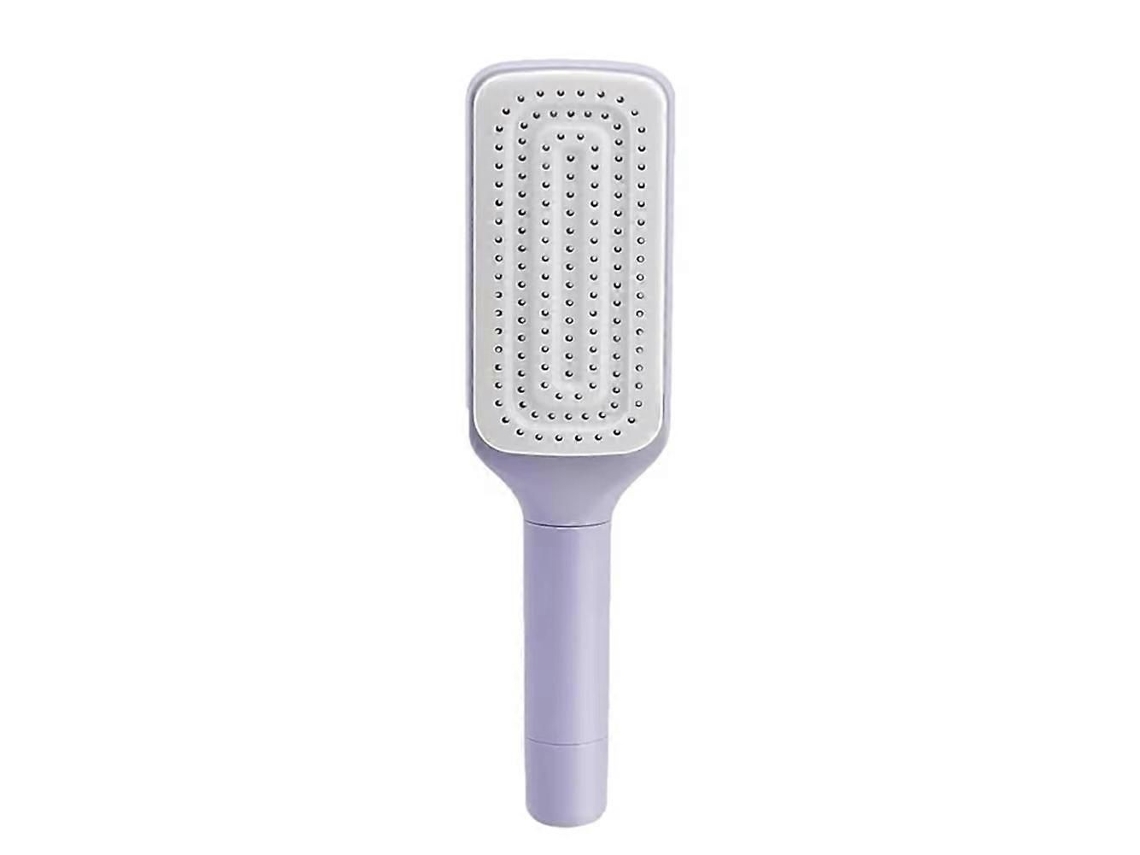 Escova De Cabelo Giratória Autolimpante - Antiestática, Pente Com Almofada De Ar Massageadora Para Mulheres, Pente Mágico Retrátil Para Alisamento A