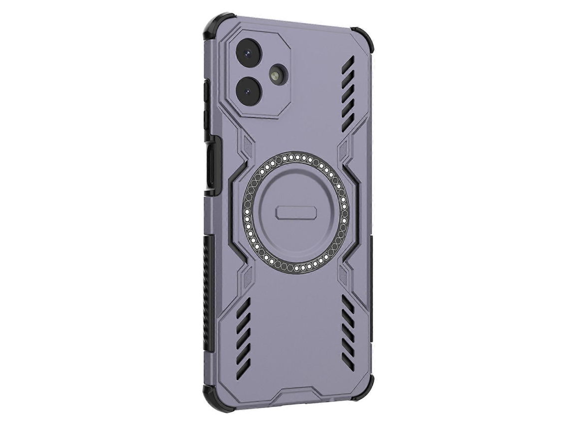 Capa Magnética Com Estampa De Borboleta E Dissipação De Calor Em Pc Tpu Para Samsung Galaxy A07 4g, Roxa