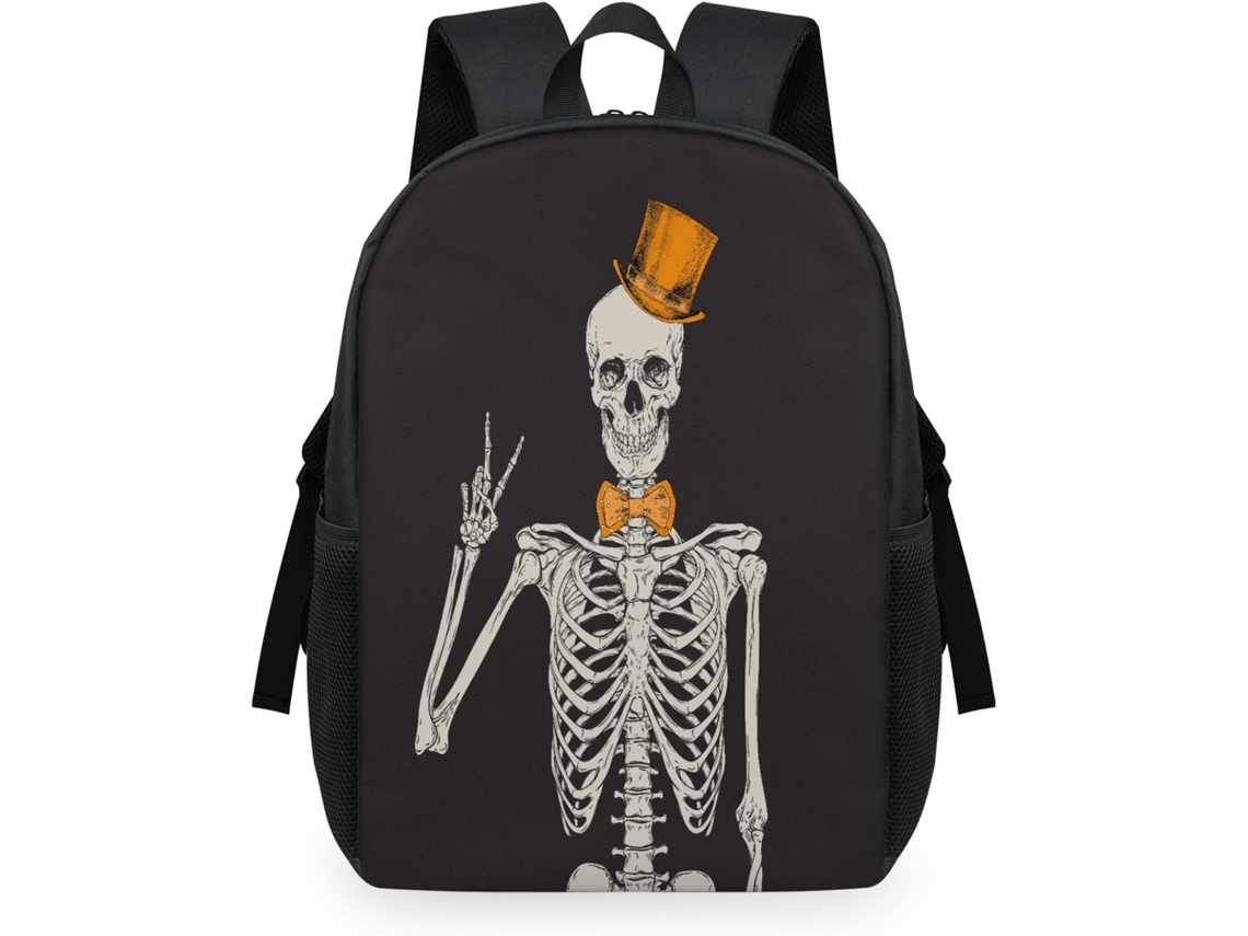 Mochila Tropicallife com Estampa de Caveira para Crianças 32,5 X 15 X 44,9 Cm