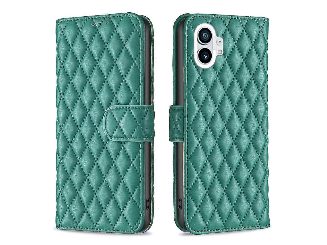 Capa De Celular Flip Com Carteira De Couro E Estampa De Diamante Para Celular For Nothing Phone 1