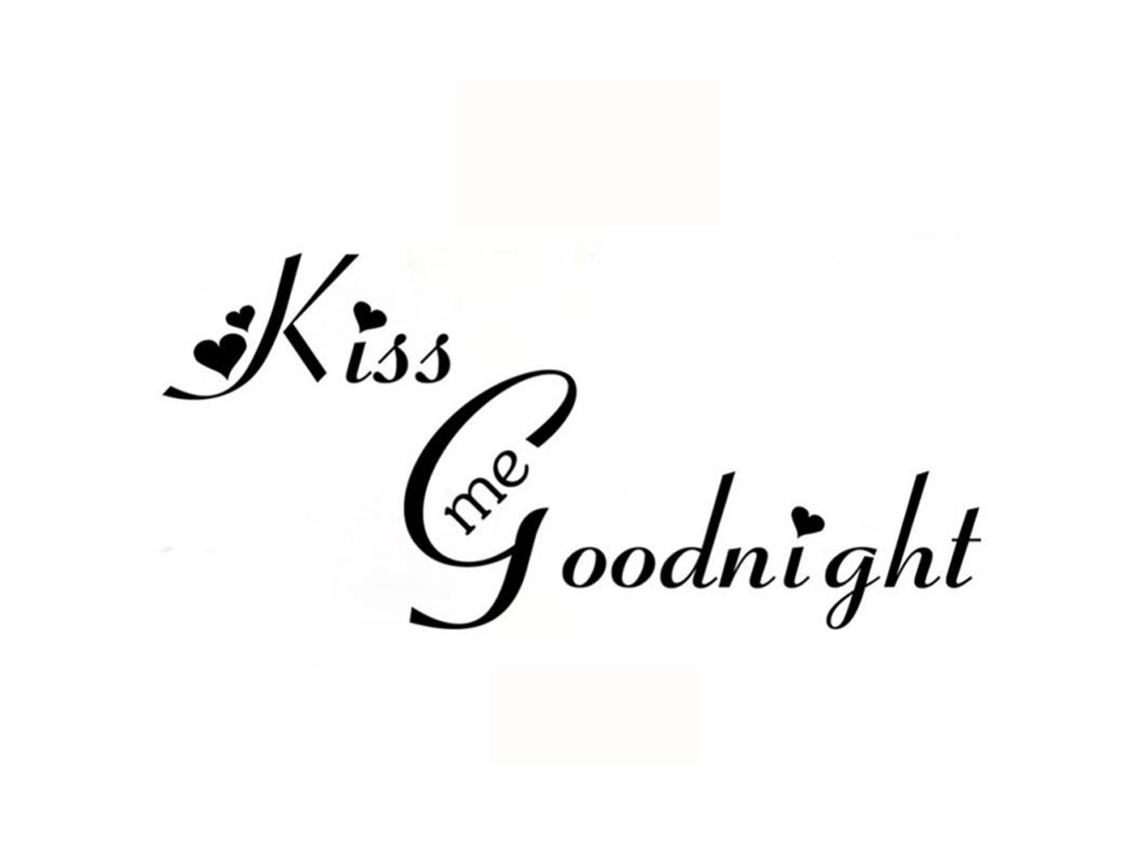 Sticker Parede Kiss Me Goodnight LAXISCREED