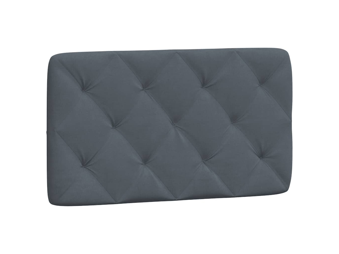 Almofada de cabeça 80 cm Veludo Cinzento Escuro MAISON EXCLUSIVE