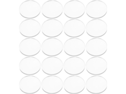 Pacote Com 30 Cúpulas De Acrílico De Reposição Para Spots De Luz - Cobertura Da Lâmpada 7,6 Cm /