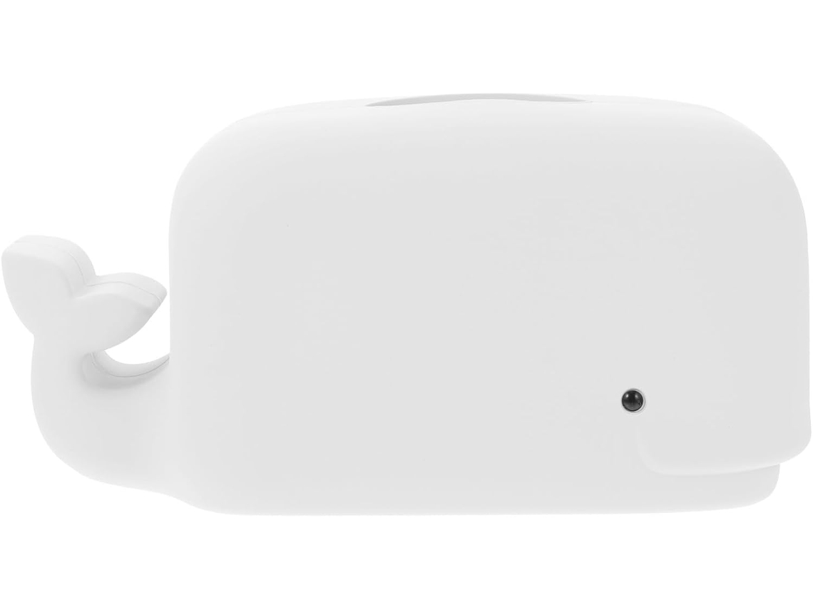 Caixa De Lenços De Silicone Leve Com Suporte Para Celular, Design Elegante Para